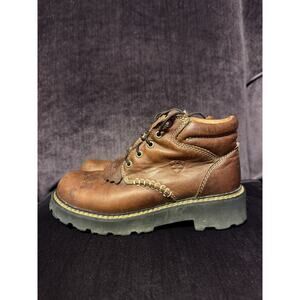 ARIAT Boots Women's 6.5 B Canyon Lace-Up Brown Western Work Boots 10001254 17728